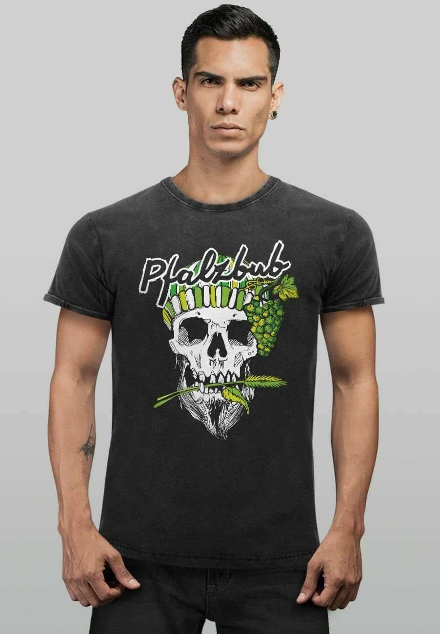 Футболка PFALZBUB PFALZER WEIN SKULL TOTENKOPF PRINT