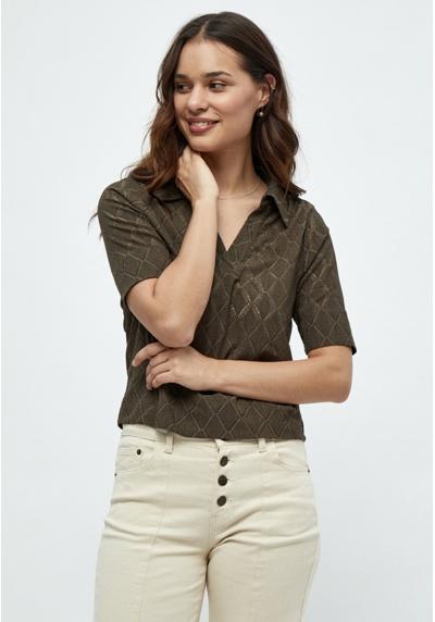 Кофта-поло DEAMUSE 2/4 SLEEVE LACE POLO TOP.