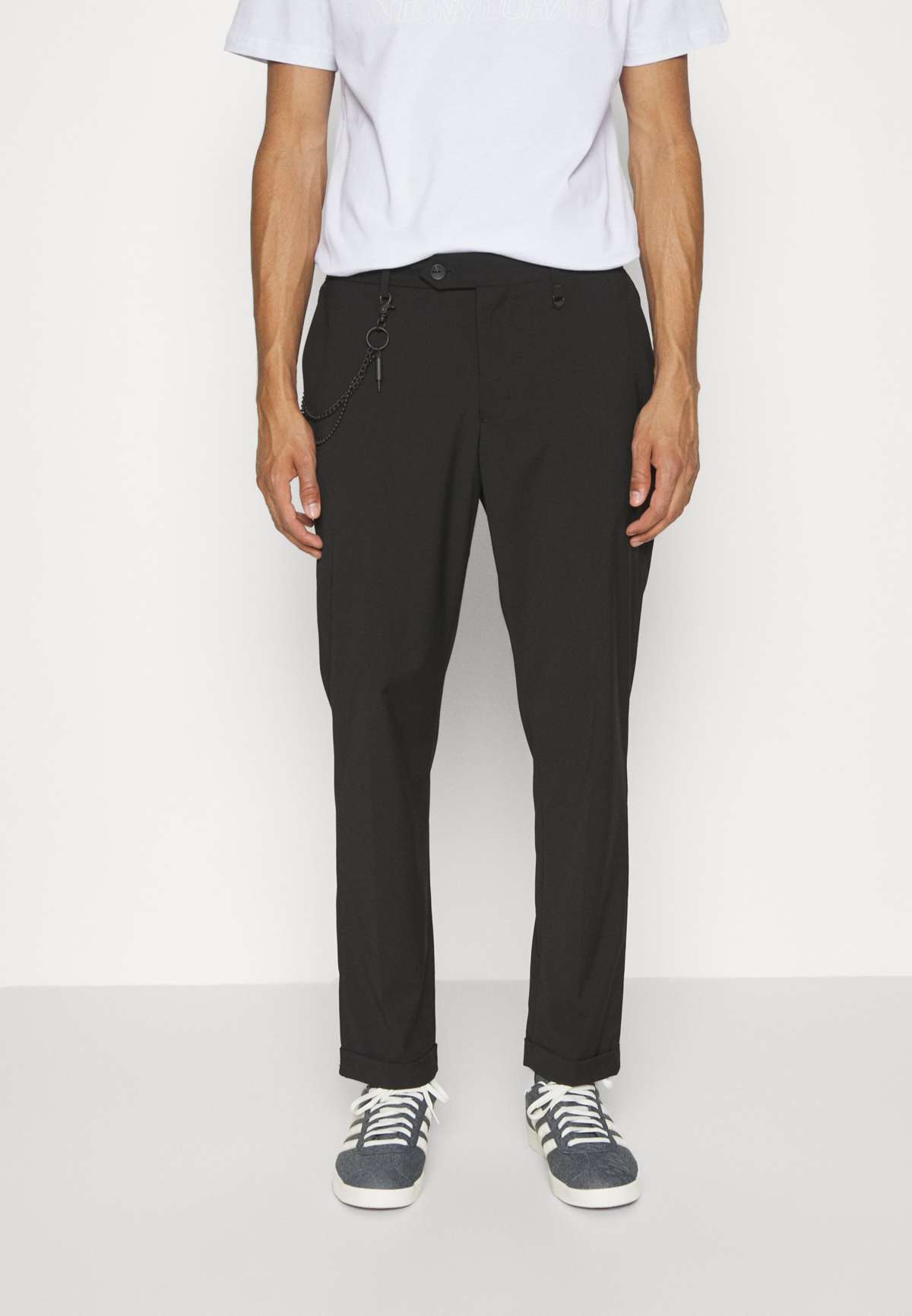 Брюки RAD SLIM-FIT ANKLE-LENGTH TROUSERS WITH CENTRAL CREASE