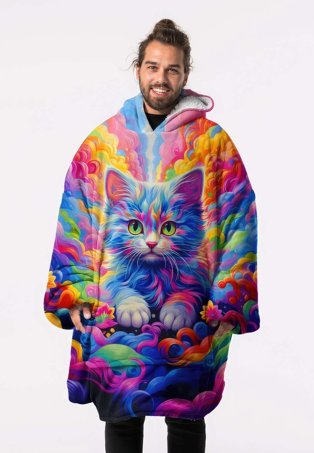 Пуловер BLANKET RAINBOW KITTY