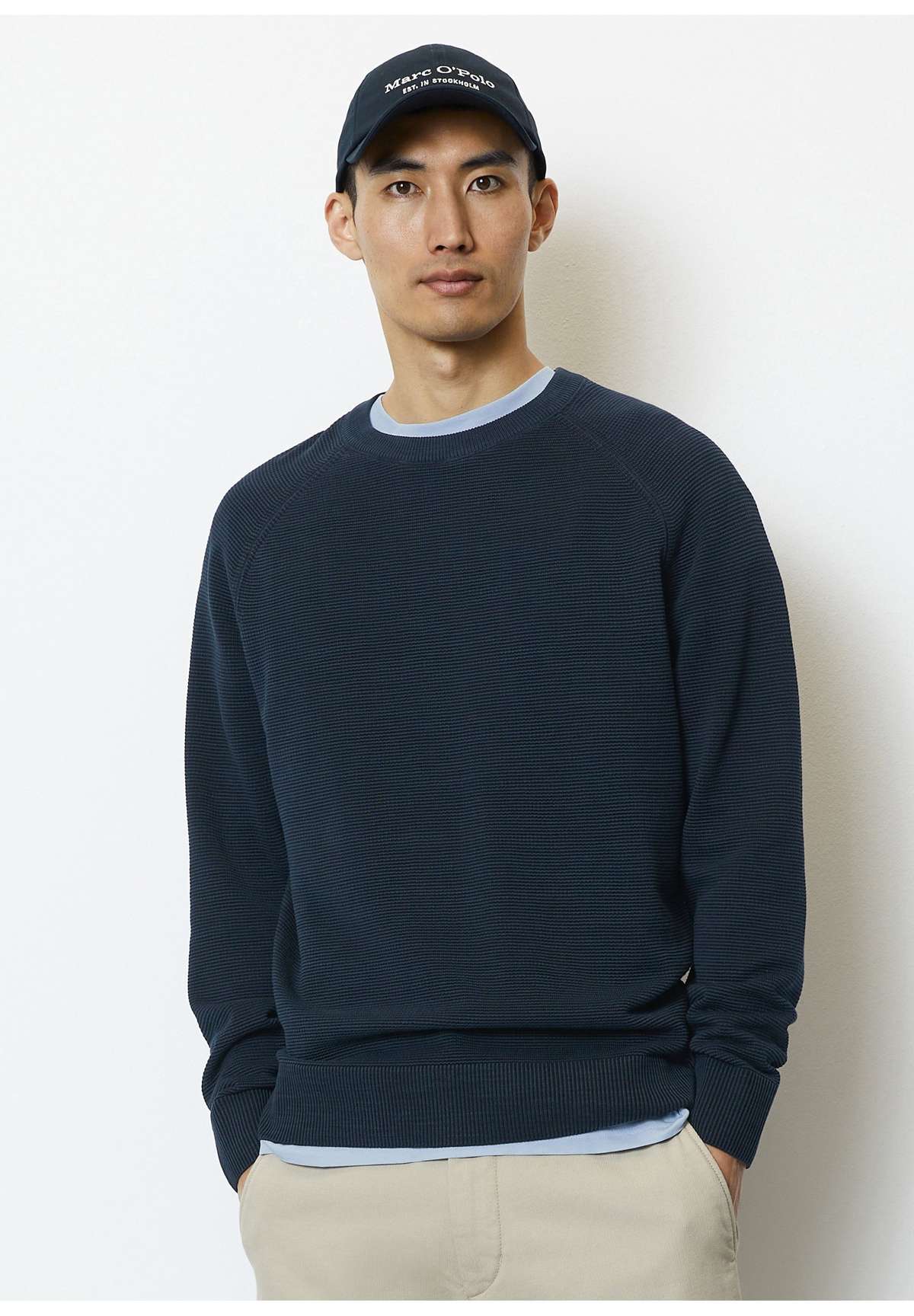 Пуловер CREWNECK WITH WAVE STRUCTURE