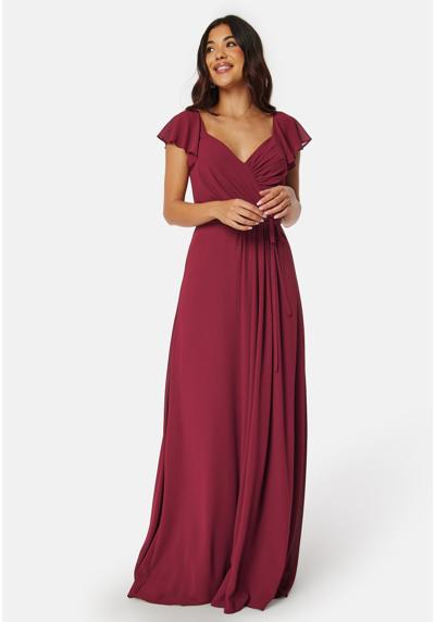 Платье SLEEVE DRAPED CHIFFON GOWN