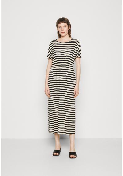 Трикотажное платье SLFAMELIE MIDI STRIPE DRESS