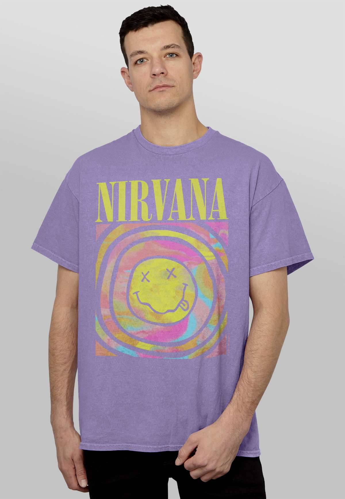 Футболка REVIVAL TEES NIRVANA PSYCHEDELIC FACE LOGO