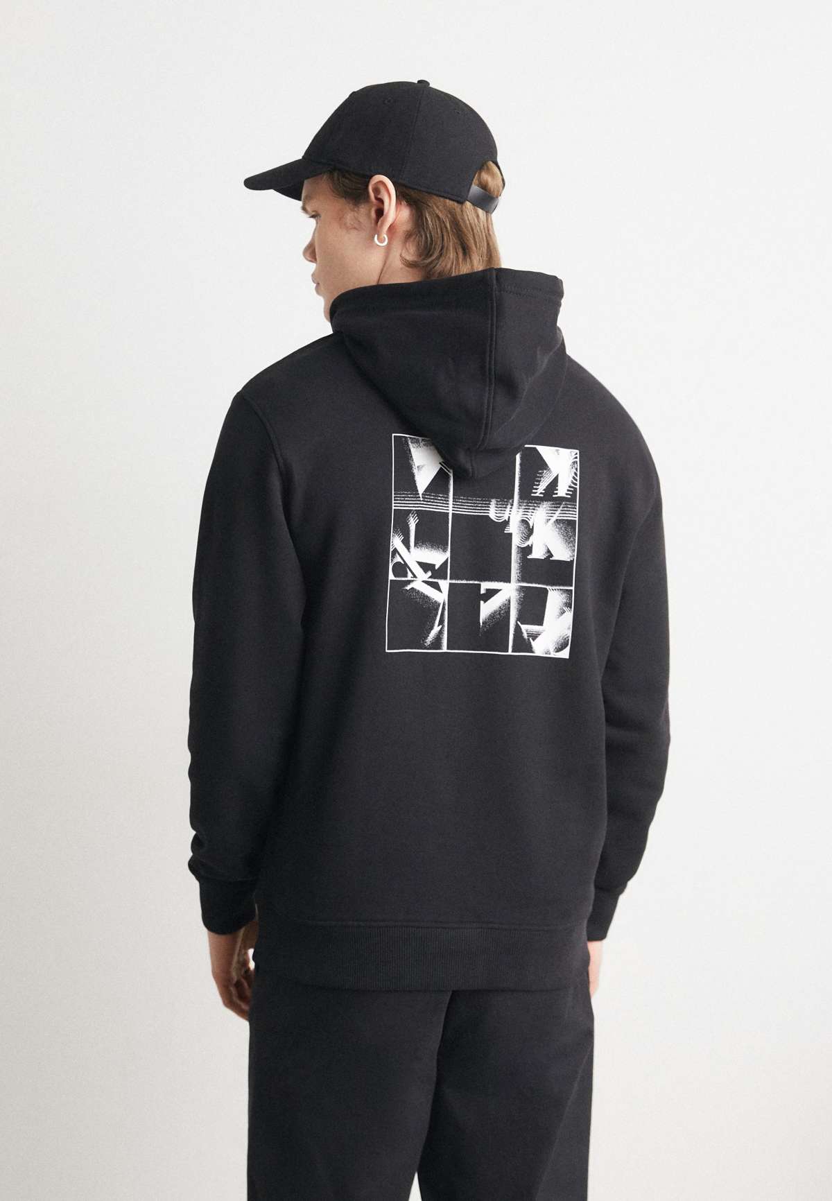 Кофта GRID MONOGRAM HOODIE