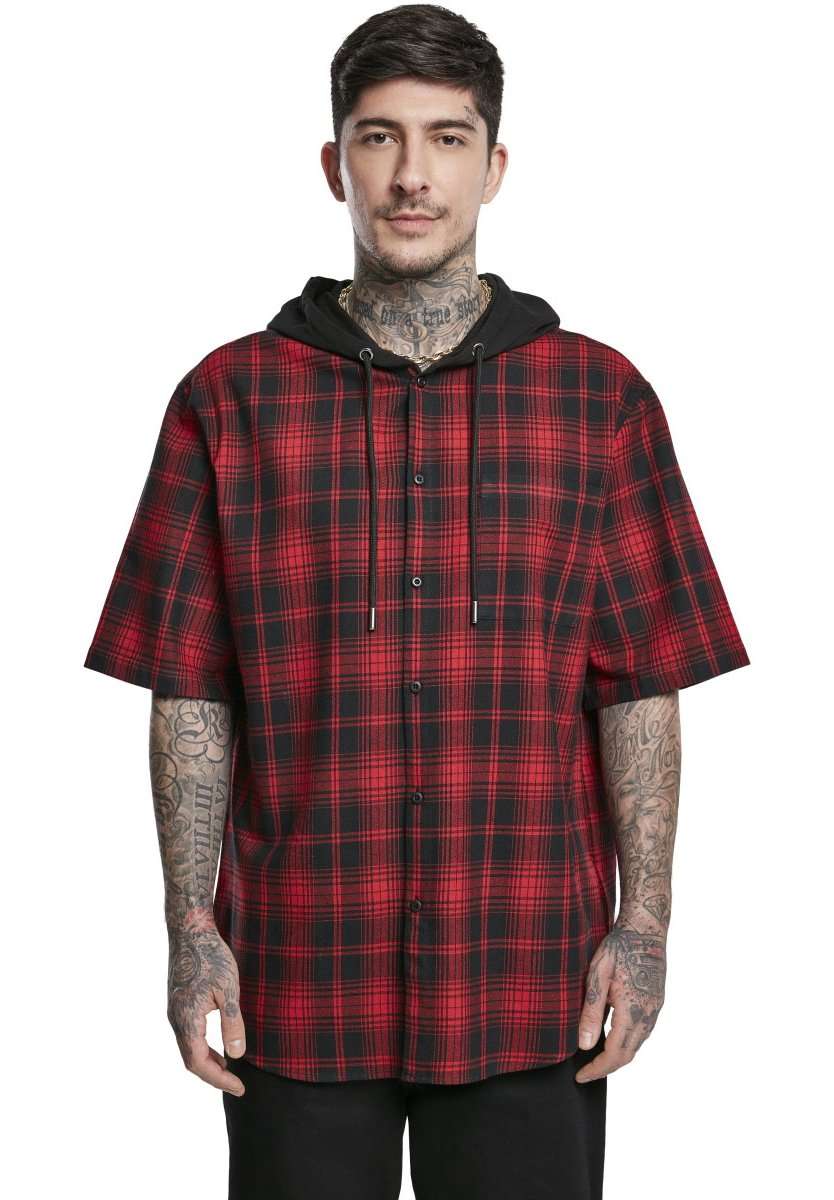 Рубашка HOODED SHORT SLEEVE SHIRT