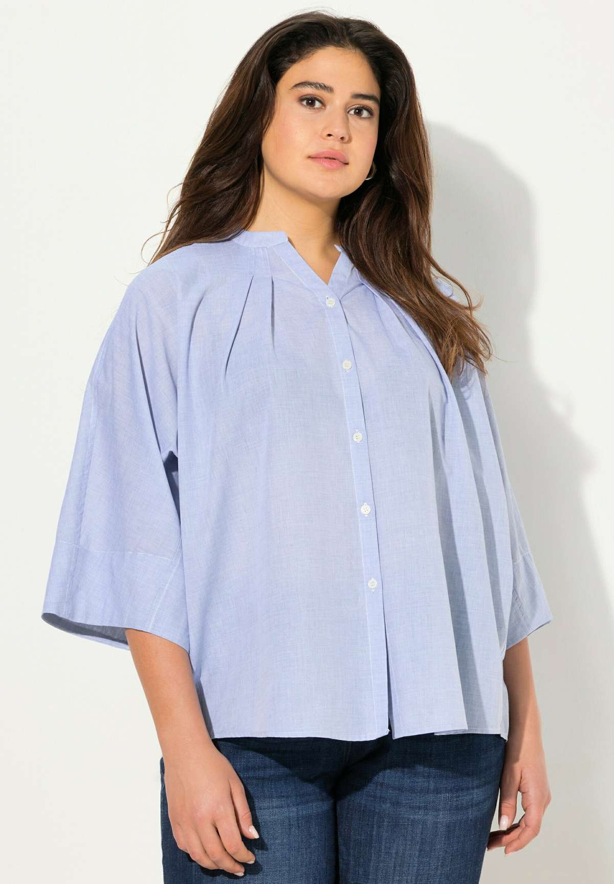 Блуза-рубашка PLEATED BATWING