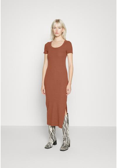 Трикотажное платье SHORT SLEEVE MIDI DRESS