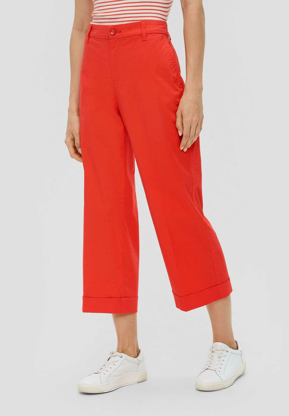 Джинсы CROPPED HIGH RISE WIDE LEG CULOTTE