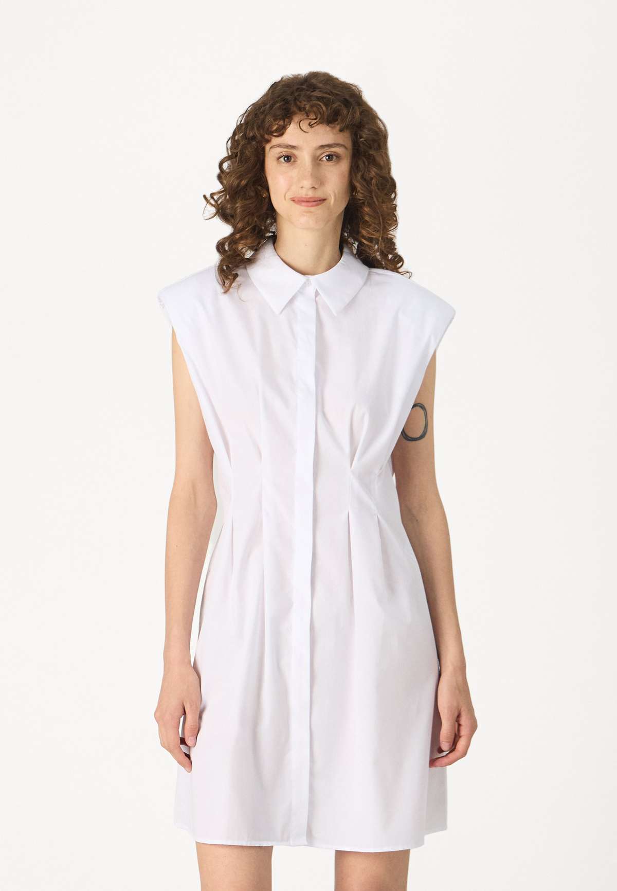 Платье-блузка VMJOY PLEAT SHORT SHIRT DRESS