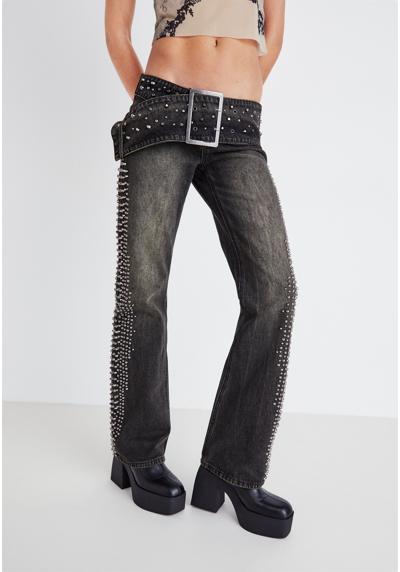 Джинсы STUDDED LOW RISE