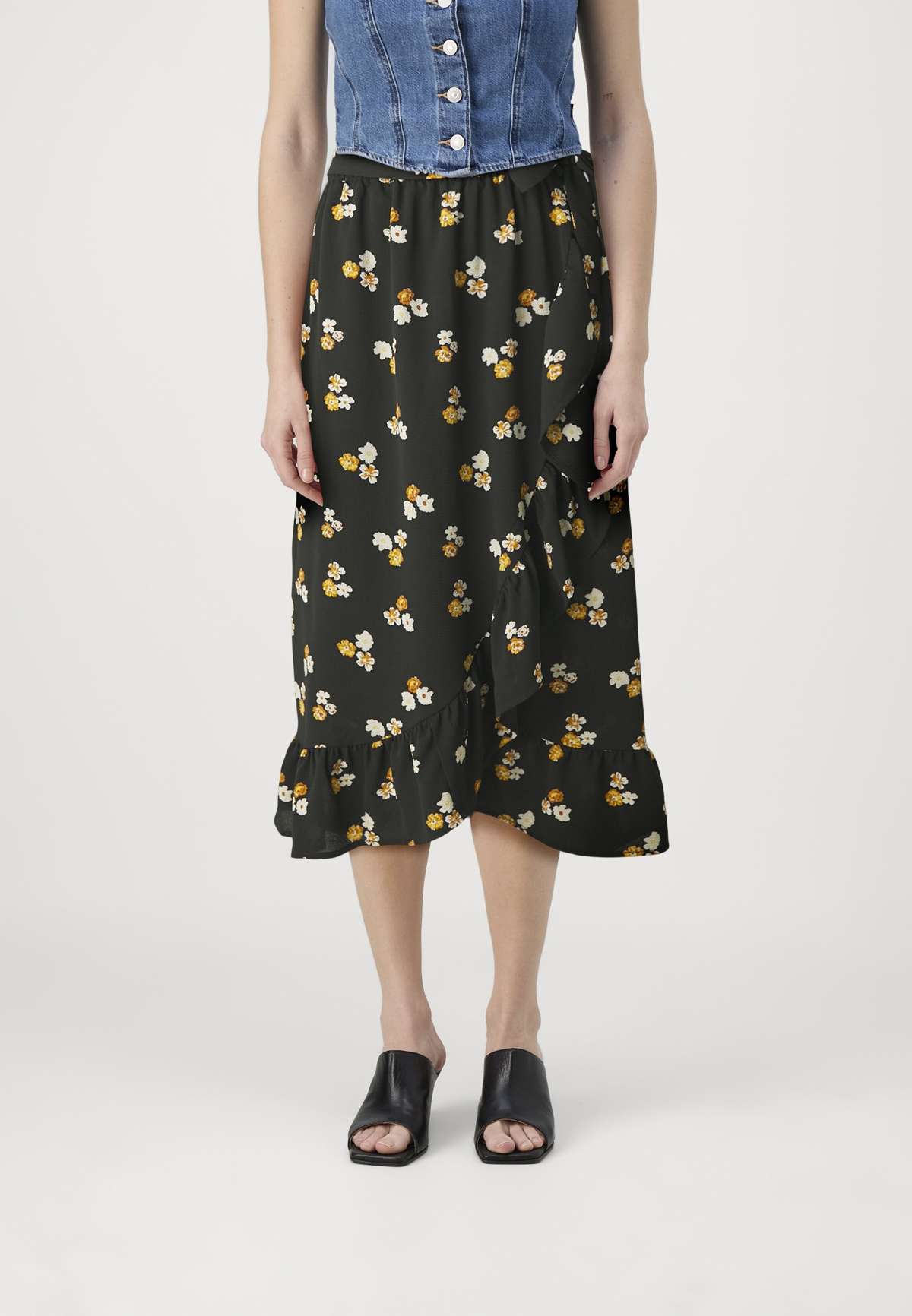 Юбка ONLNOVA LIFE LUX MERLE MIDI SKIRT