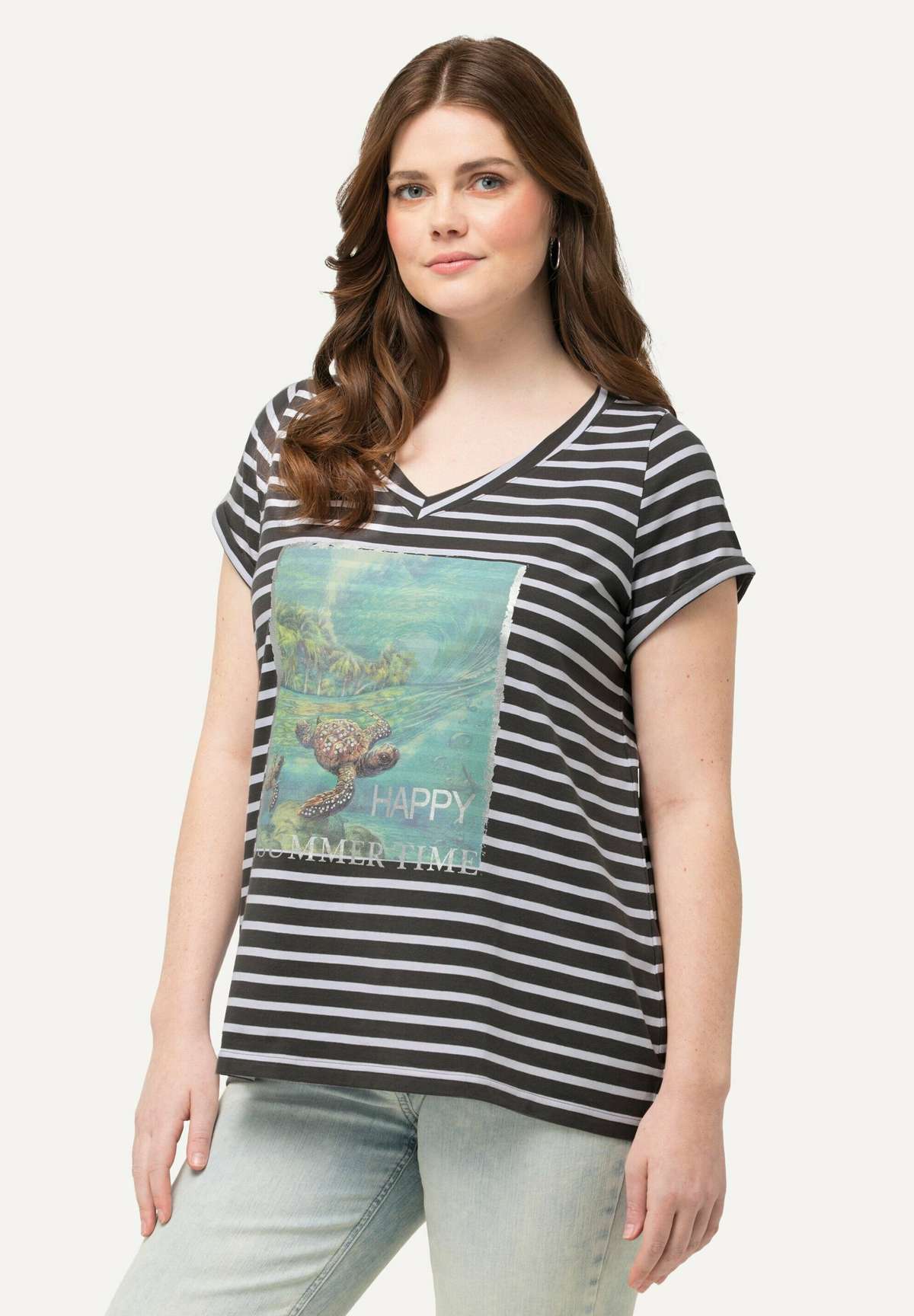 Футболка STRIPED TURTLE SHORT SLEEVE GRAPHIC TEE