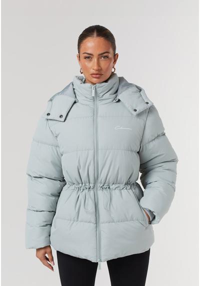 Парка EXAGGERATED HOOD ADJUSTABLE WAIST PUFFER