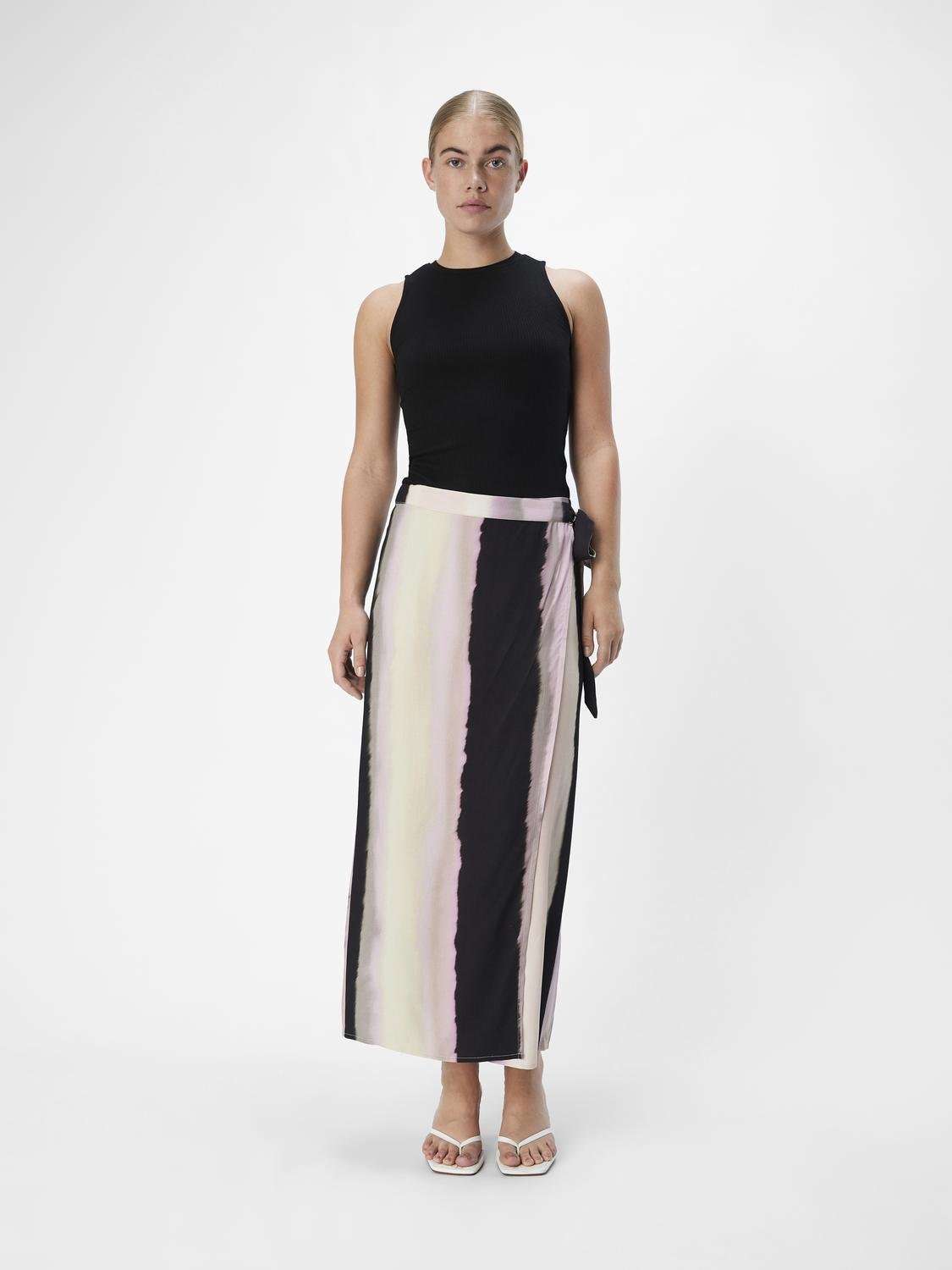 Юбка OBJMINA LONG WRAP SKIRT