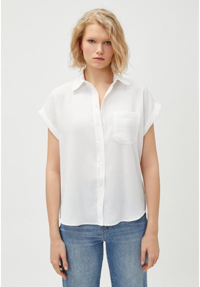 Блуза-рубашка SHORT SLEEVE POCKET DETAIL