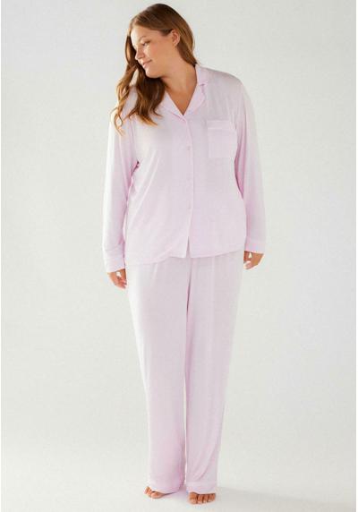 Пижама CURVE BUTTON UP LONG SET