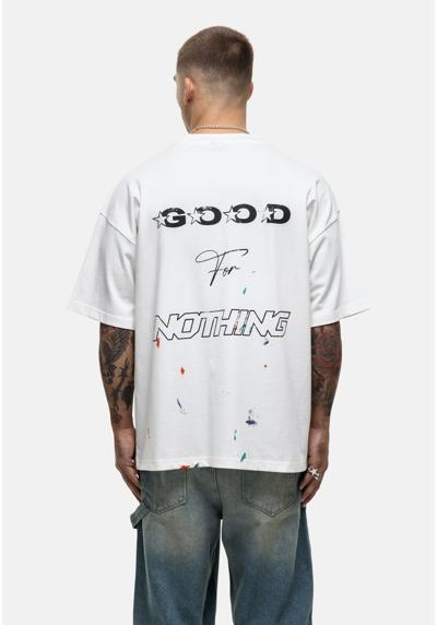 Футболка NEVADA OFF WHITE PAINT OVERSIZED T-SHIRT