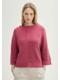 pink patched rib knit