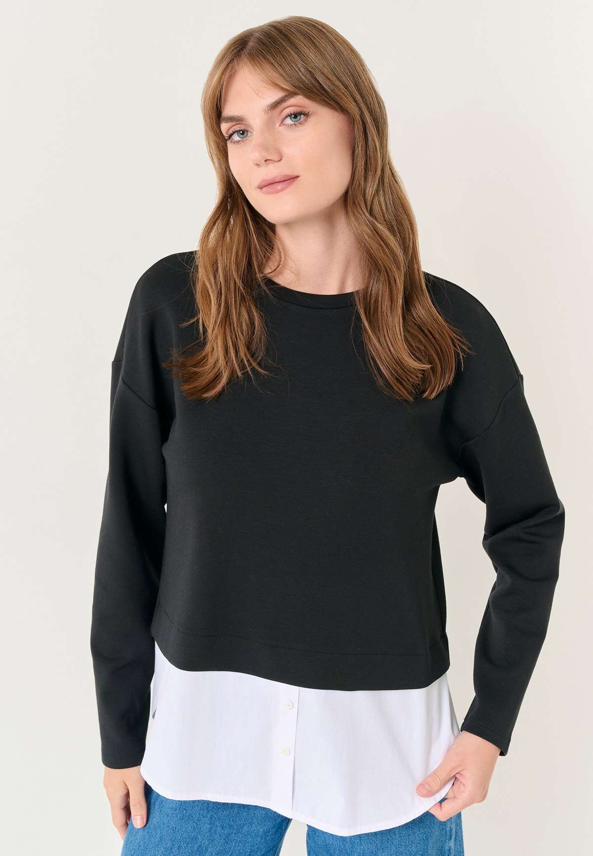 Кофта LONG SLEEVED CREW NECK