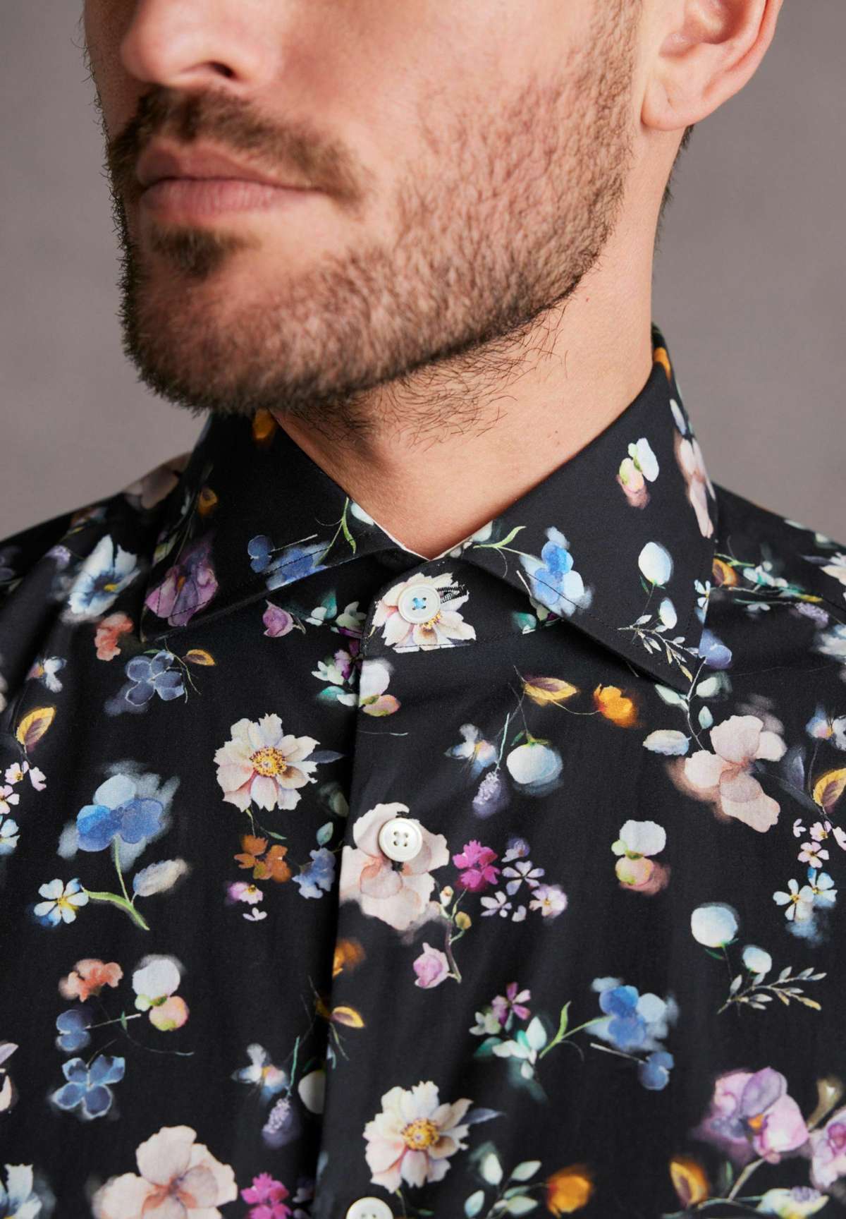 Рубашка SIGNATURE MADE IN ITALY TEXTA PRINT REGULAR FIT