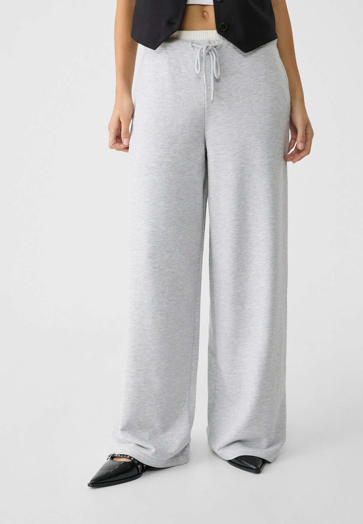 Брюки WIDE-LEG JOGGERS WITH WAISTBAND