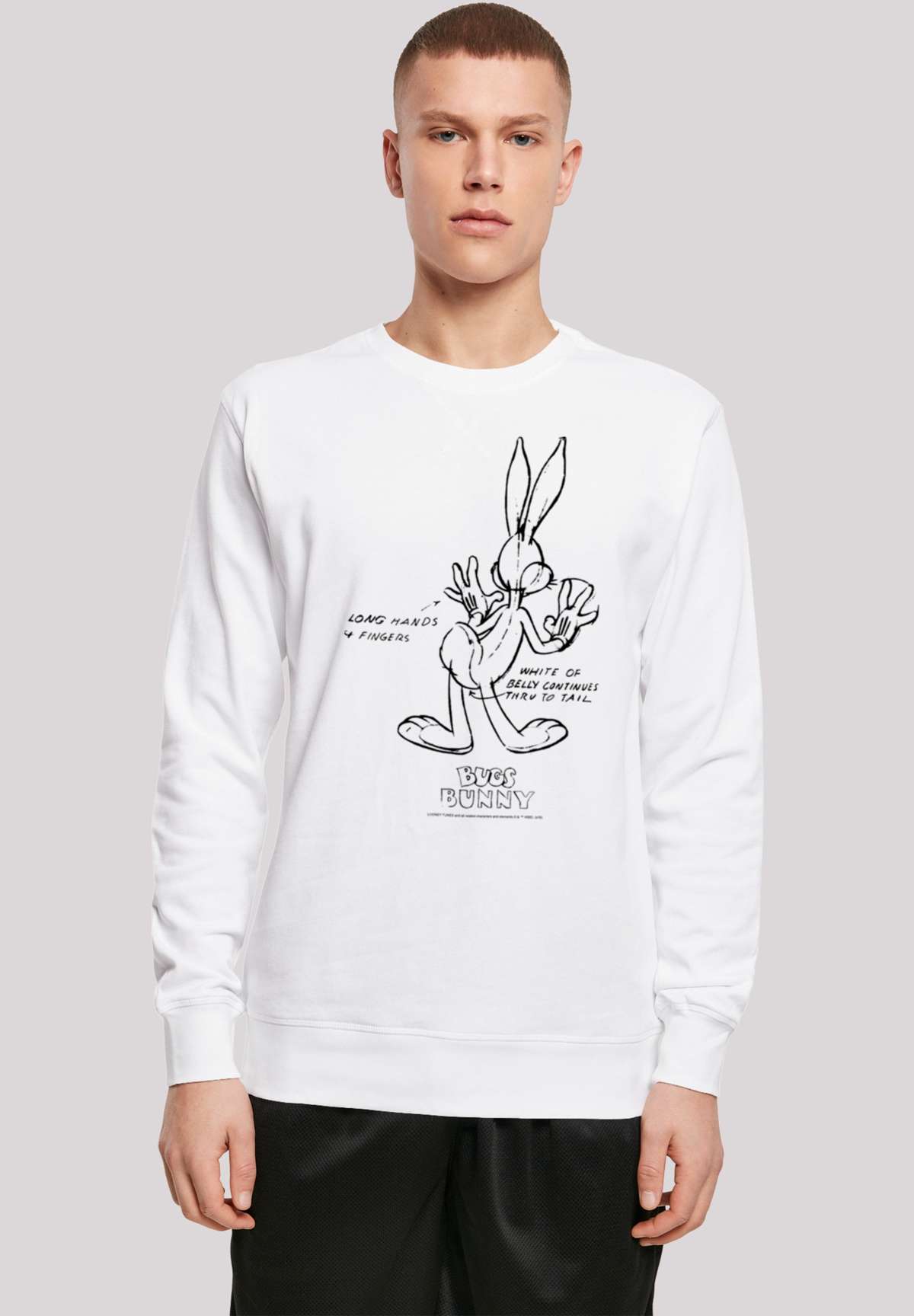 Кофта LOONEY TUNES BUGS BUNNY WHITE BELLY