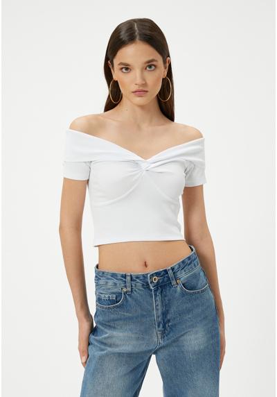 Футболка OFF SHOULDER CROP