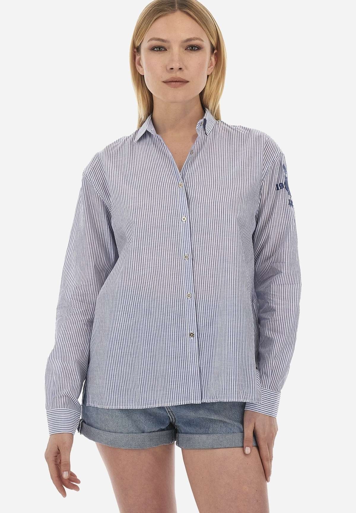 Блуза-рубашка LONG-SLEEVED SHIRT