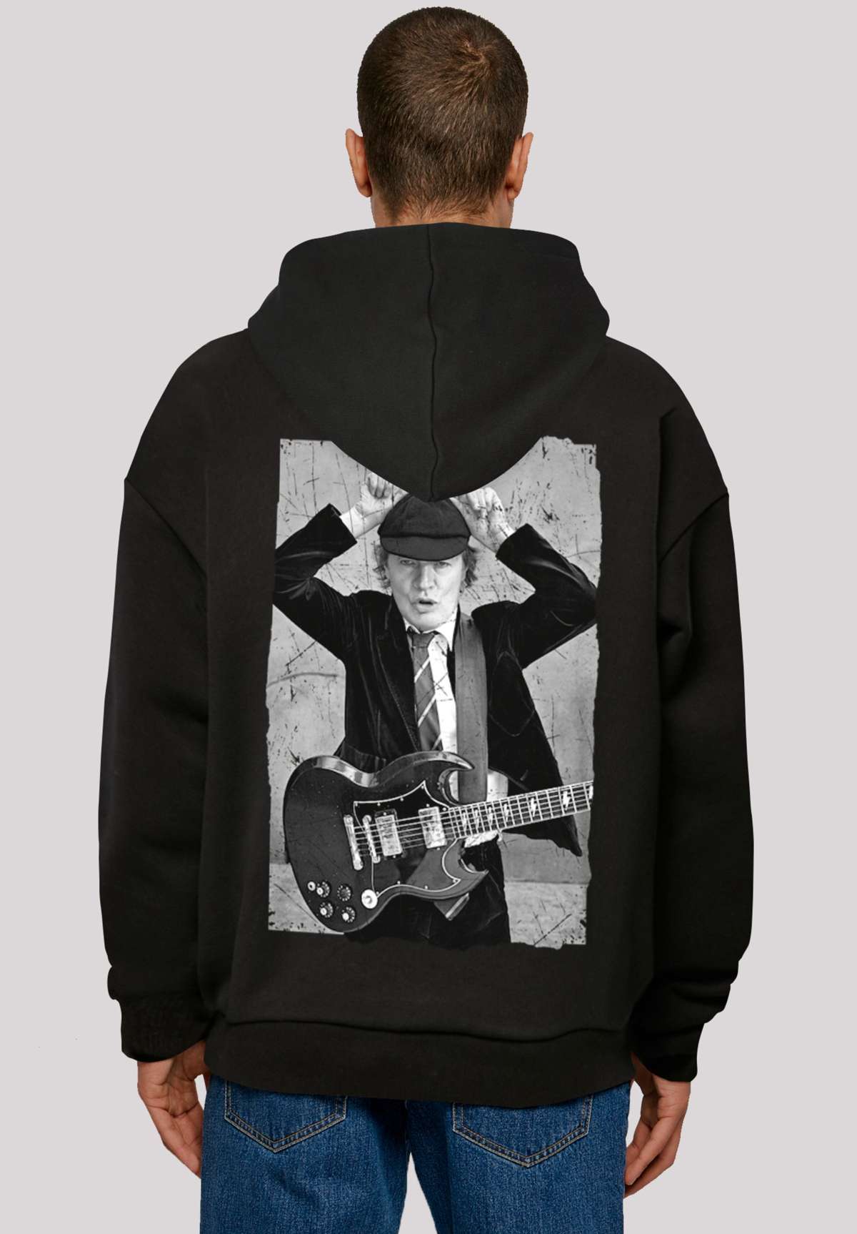 Пуловер ACDC ROCK BAND ANGUS YOUNG DISTRESSED PHOTO