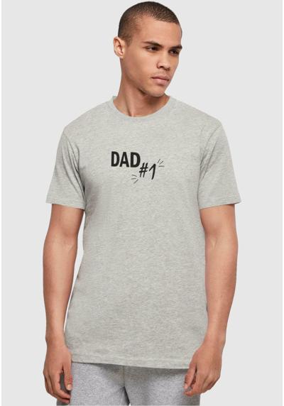 Футболка FATHERS DAY-DAD NUMBER 1 BASIC ROUND NECK FATHERS DAY-DAD NUMBER 1 BASIC ROUND NECK