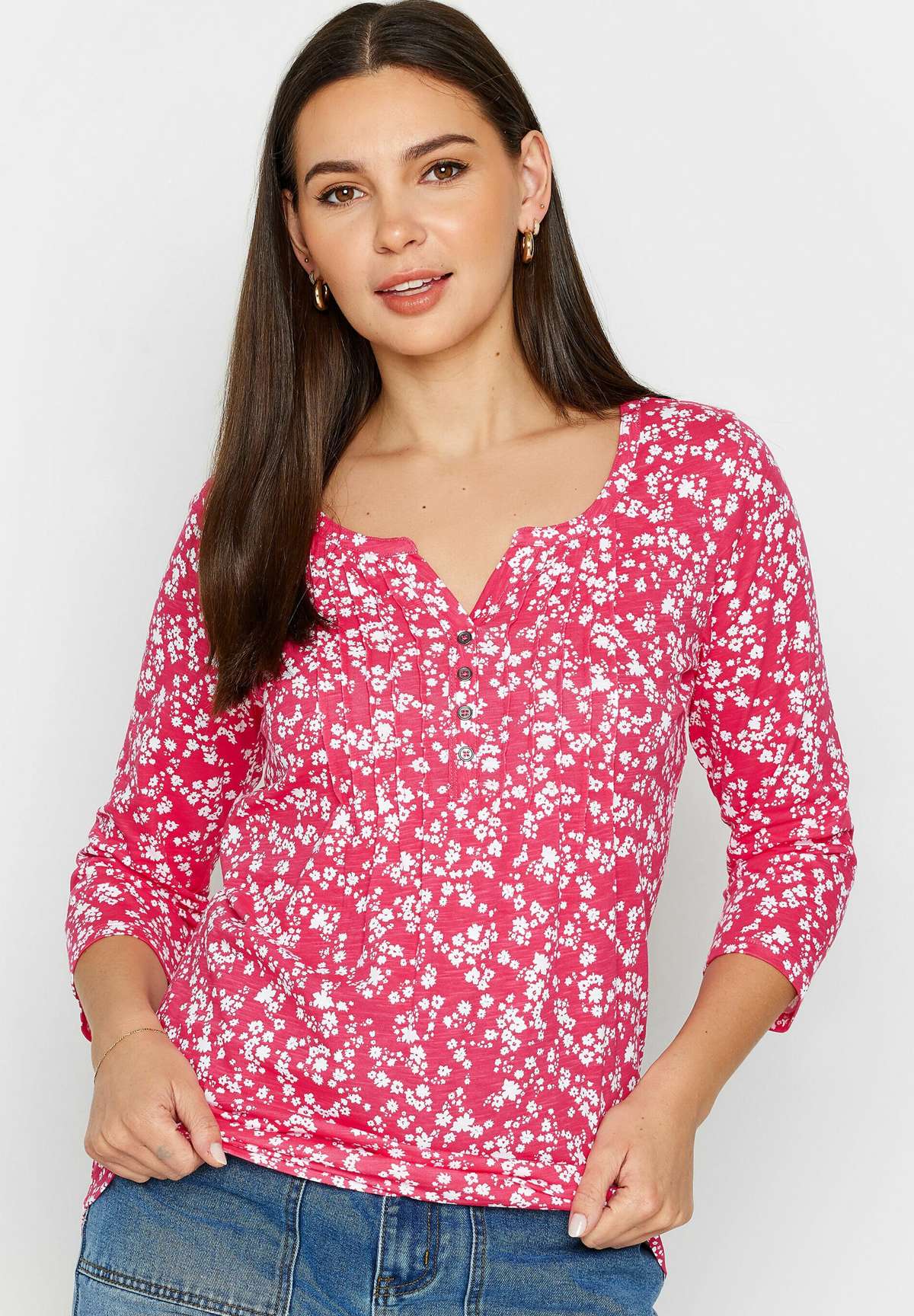 Кофта FLORAL HENLEY