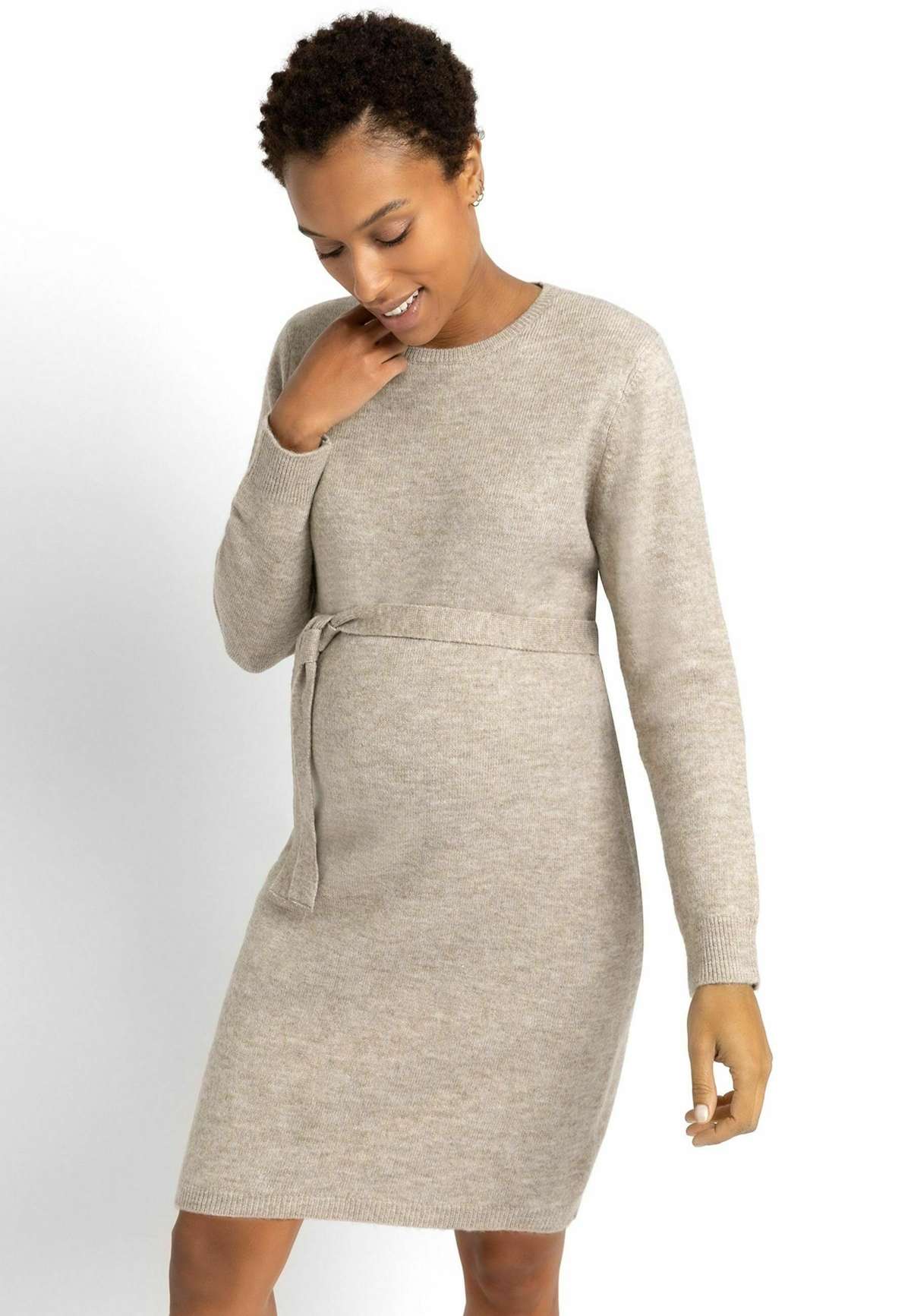 Трикотажное платье CREW NECK MATERNITY REGULAR FIT