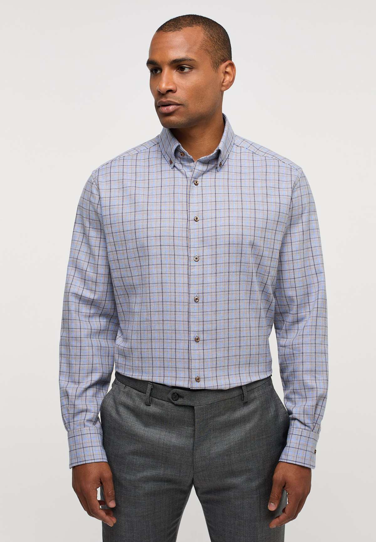 Рубашка KARIERTES SOFT TAILORING SHIRT