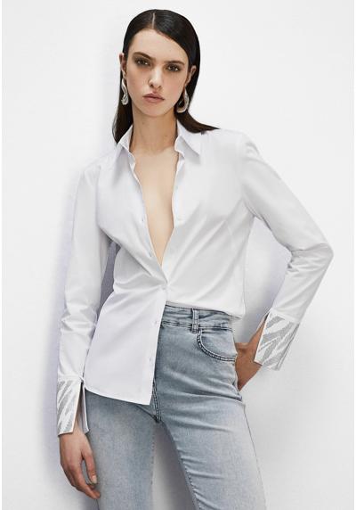 Блуза-рубашка WITH RHINESTONES