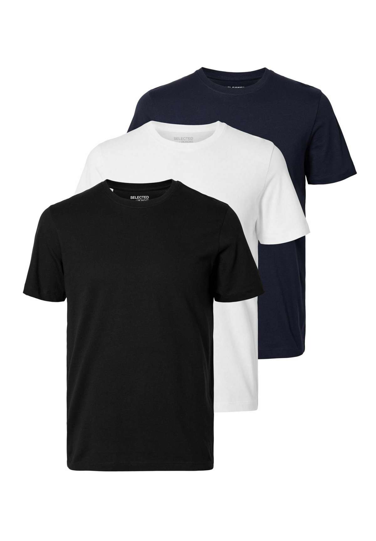 Футболка SLHCORMAC SS O-NECK TEE 3-PACK NOOS