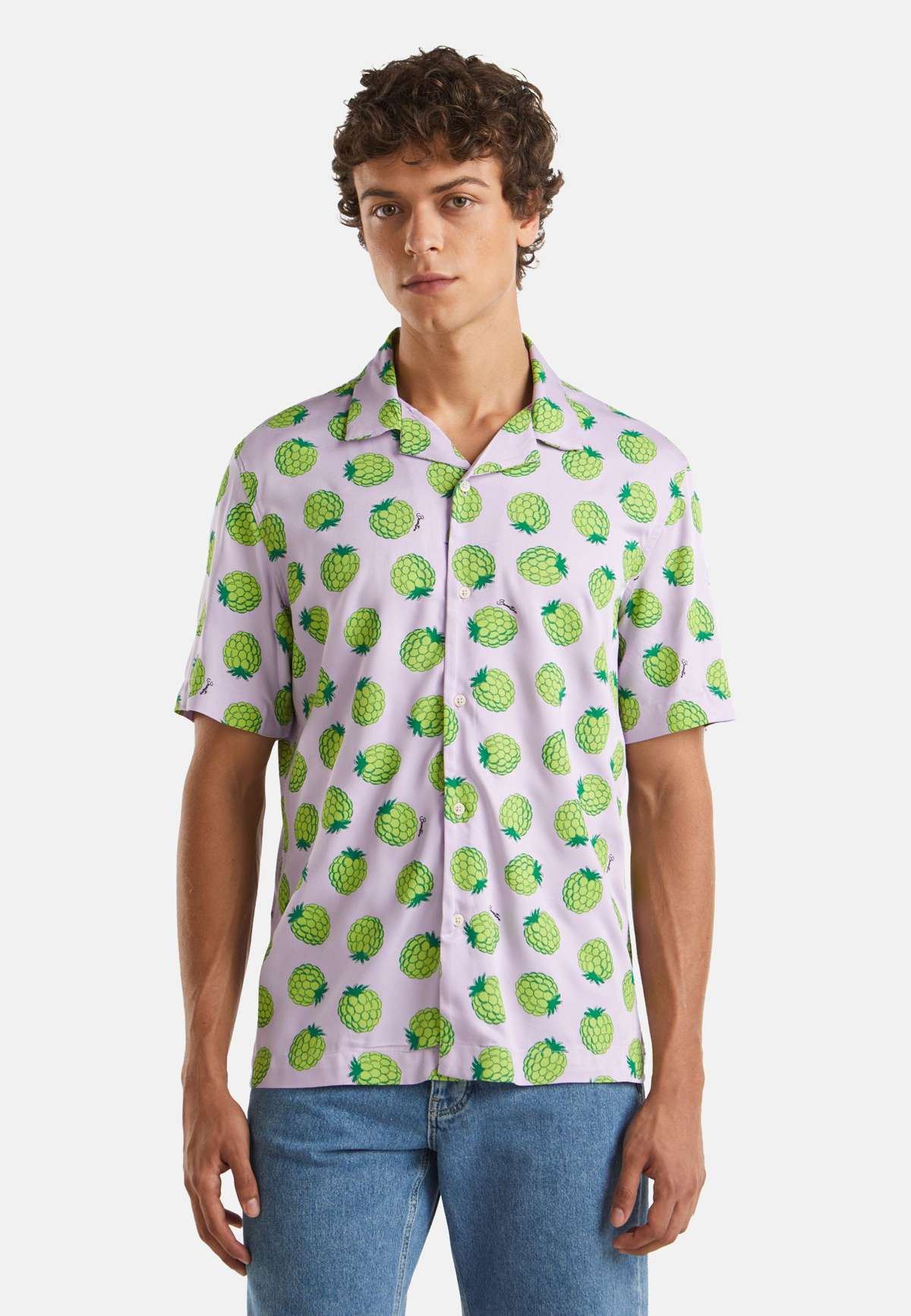 Рубашка SHORT-SLEEVED IN ALL-OVER PRINTED