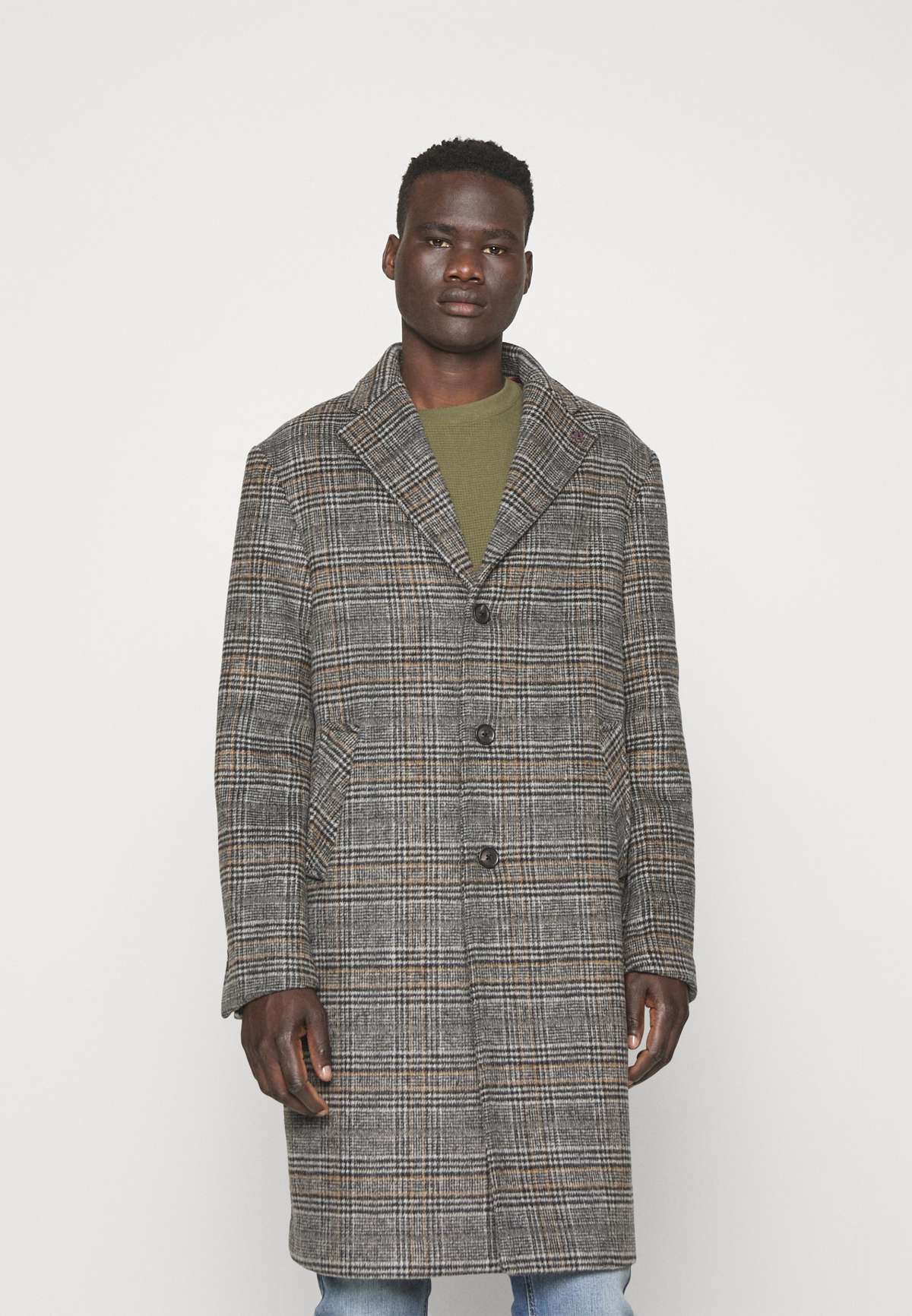 Пальто HAIRY BOUCLE OVERCOAT