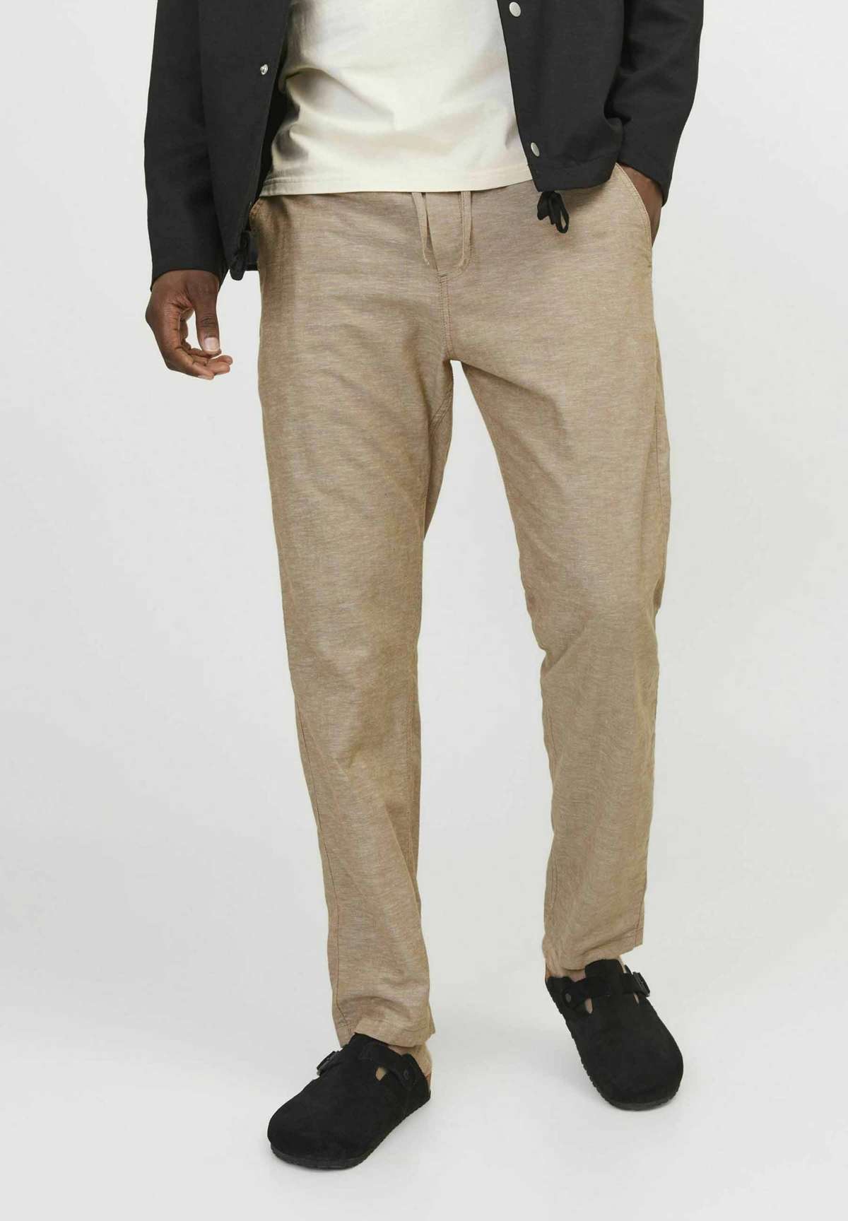 Брюки JPSTKANE JJSUMMER LINEN BLEND JOGGER