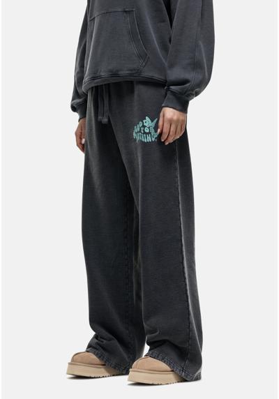 Брюки IRON GATE GREY STAMP PRINT WIDE LEG JOGGERS