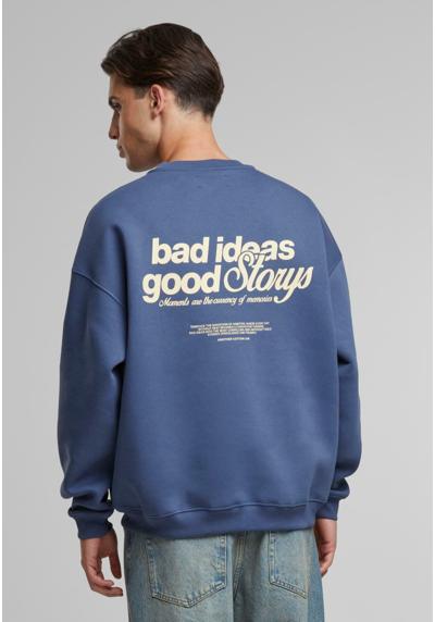 Кофта BAD IDEAS GOOD STORYS OVERSIZE