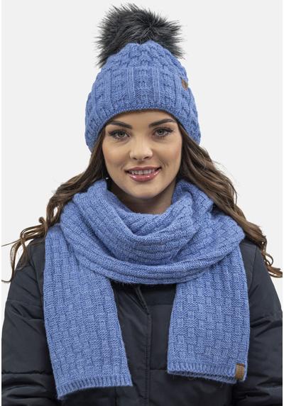 Шарф 7015 BEANIE AND SCARF SET