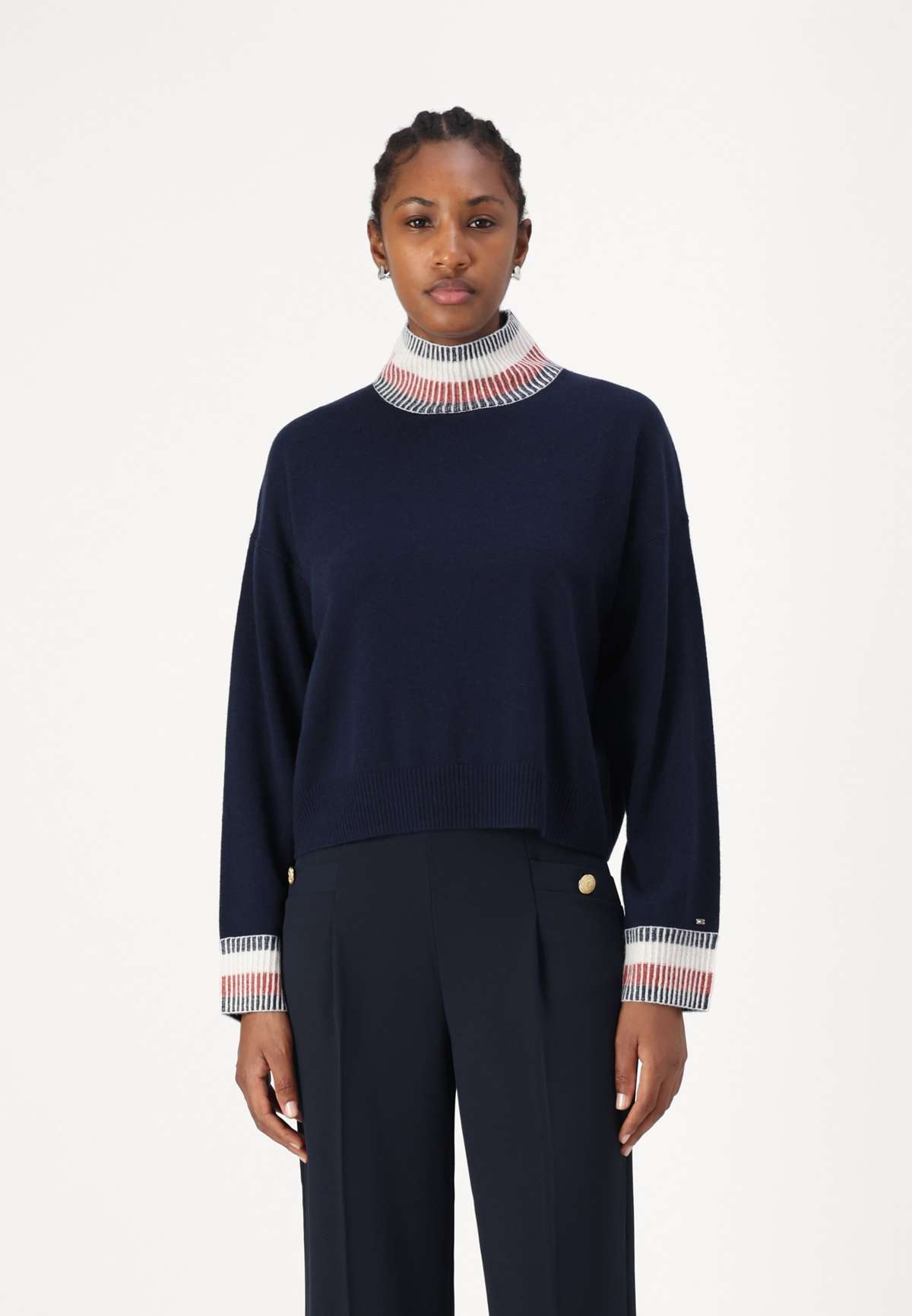 Пуловер MOCK NECK SWEATER