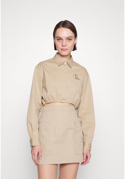 Блузка ARCHIVAL MONOLOGO CROPPED SHIRT