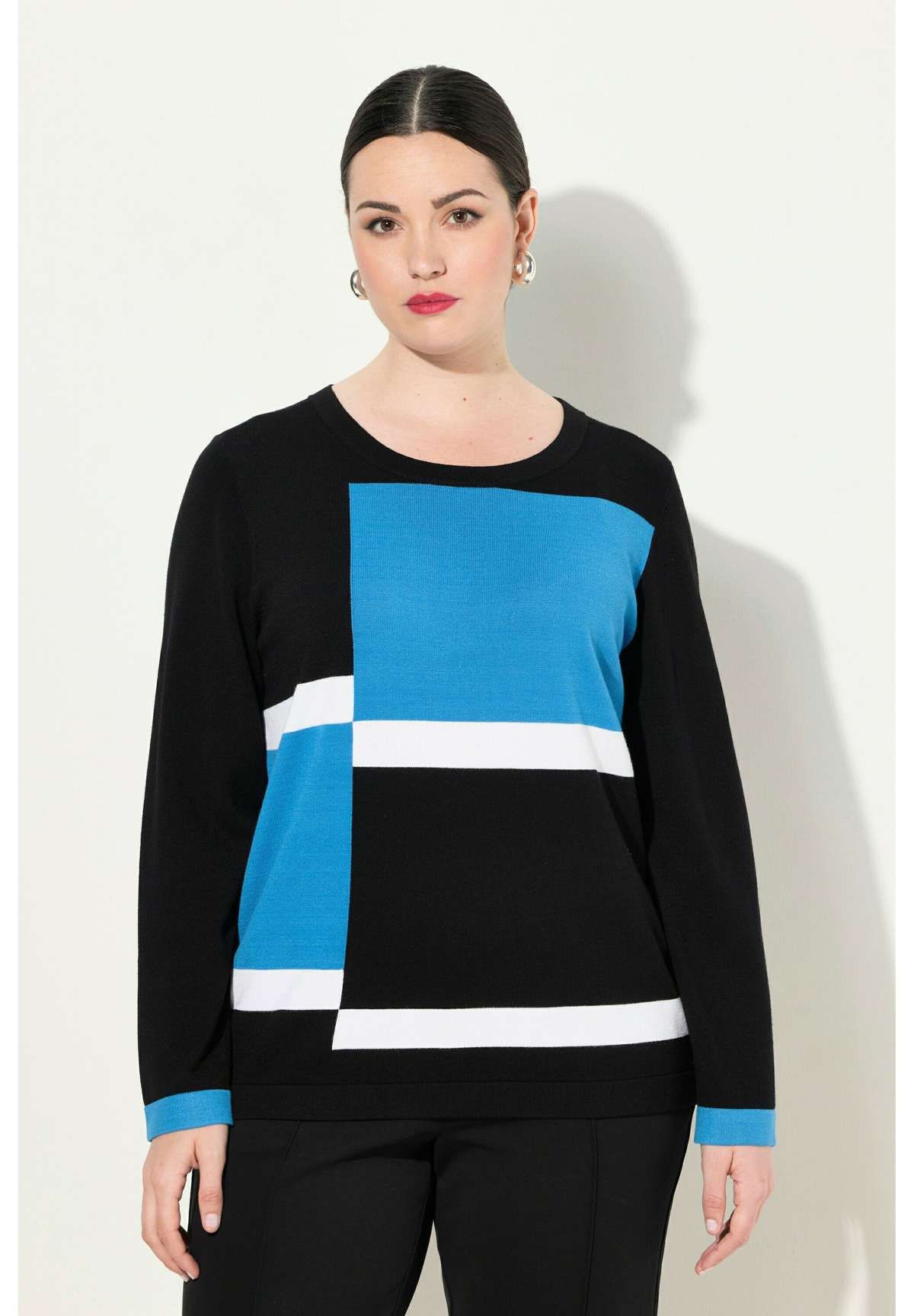 Пуловер COLOR BLOCK LONG SLEEVE