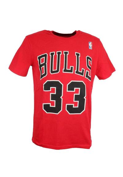 Футболка SCOTTIE PIPPEN #33 CHICAGO BULLS RED NBA NAME AND NUMBER