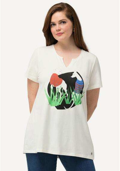 Футболка DOG SHORT SLEEVE SPLIT NECK GRAPHIC