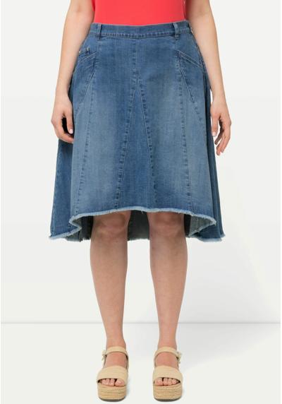 Юбка GODET PLEATED DENIM