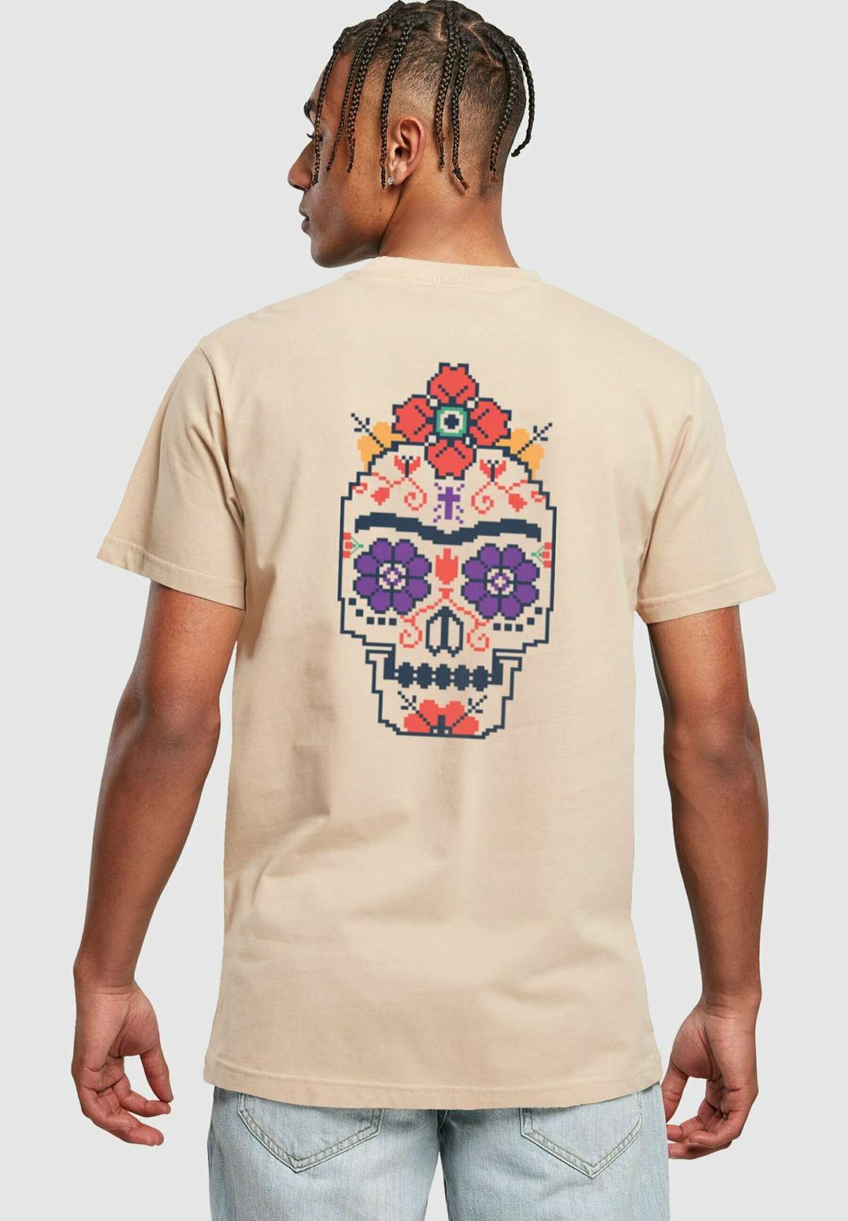 Футболка FRIDA KAHLO PIXELS VIVA LA VIDA ROUND NECK