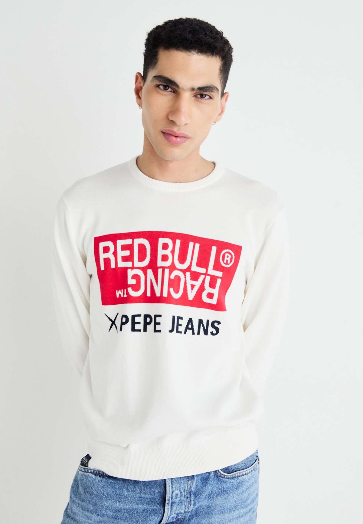 Пуловер RBR INTARSIA LOGO CREW NECK